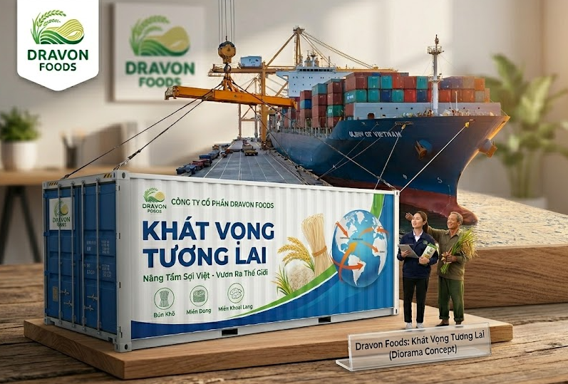 bún khô phở khô miến khô dravon foods