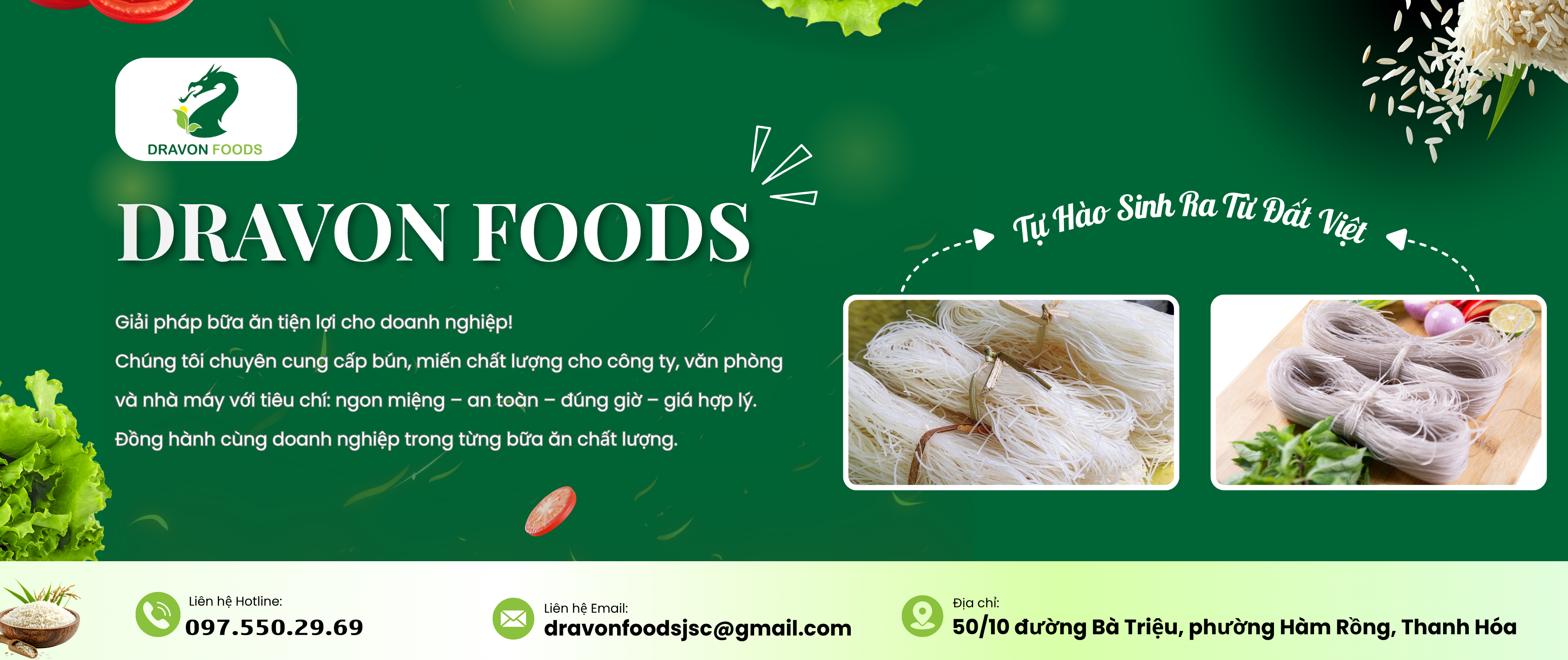 bún khô phở khô miến dong