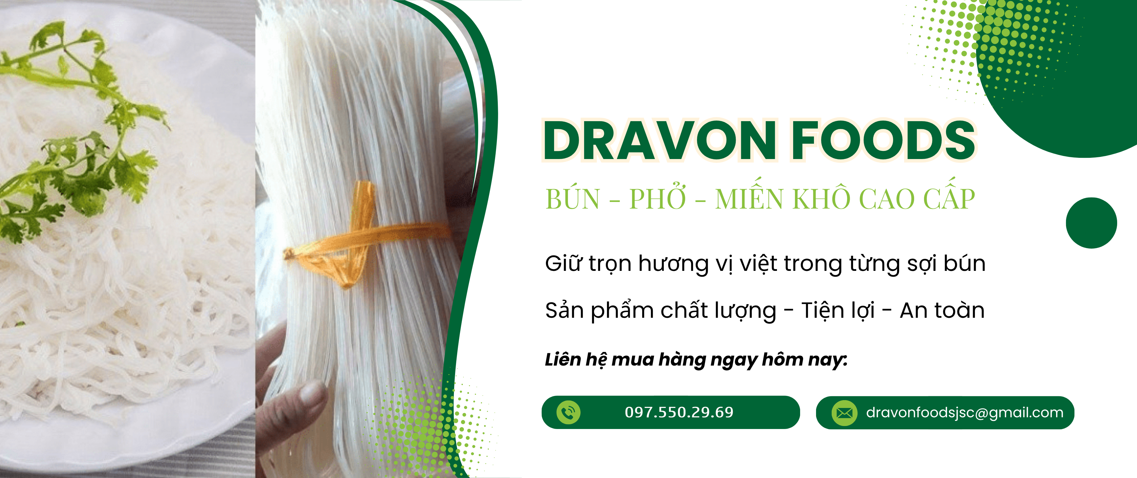 bún khô phở khô miến dong